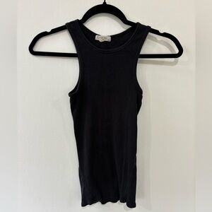 Rag and Bone Slim Fit High Neck Ribbed Tank